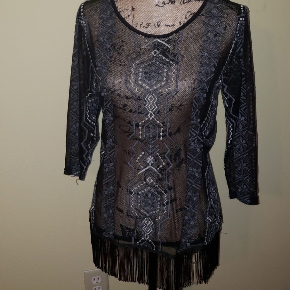 Maurices sheer top xs